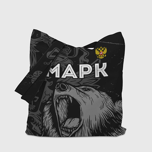 Сумка-шоппер Марк Россия Медведь / 3D-принт – фото 1