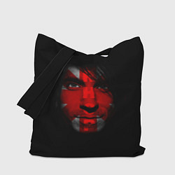 Сумка-шопер Red Hot Chili Peppers солист группы лицо, цвет: 3D-принт