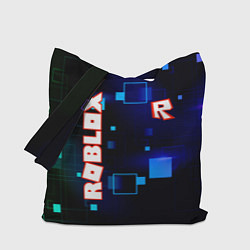 Сумка-шоппер ROBLOX неоновые кубики