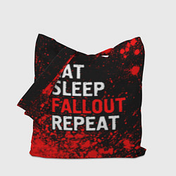 Сумка-шоппер Eat Sleep Fallout Repeat Краска
