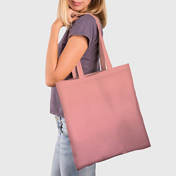 Сумка-шопер Gradient Roseanna Orange to pink, цвет: 3D-принт — фото 2