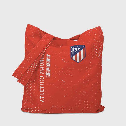 Сумка-шоппер АТЛЕТИКО Atletico Madrid Sport Гранж / 3D-принт – фото 1