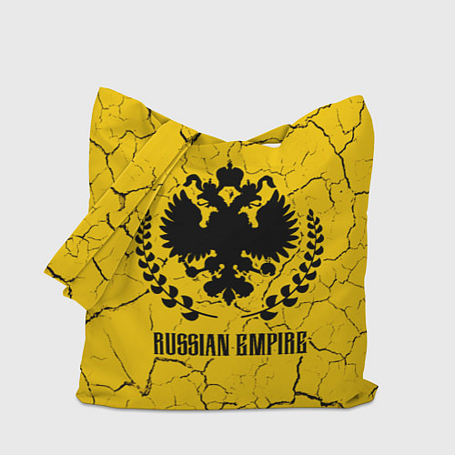 Сумка-шоппер RUSSIAN EMPIRE - ГЕРБ Трещины / 3D-принт – фото 1