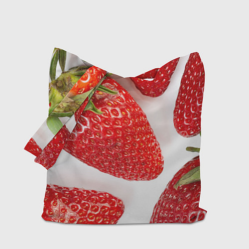 Сумка-шоппер Strawberries / 3D-принт – фото 1