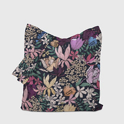 Сумка-шопер Цветы Летние В Цветущем Саду, цвет: 3D-принт