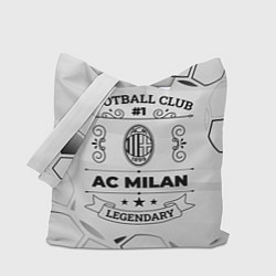 Сумка-шопер AC Milan Football Club Number 1 Legendary, цвет: 3D-принт
