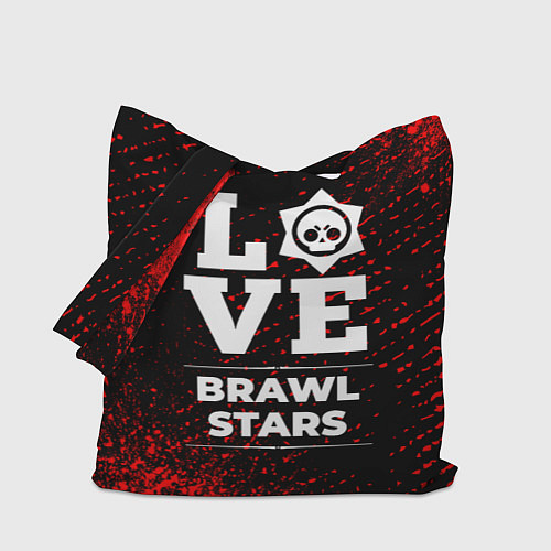 Сумка-шоппер Brawl Stars Love Классика / 3D-принт – фото 1