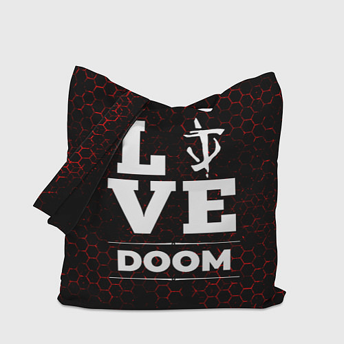 Сумка-шоппер Doom Love Классика / 3D-принт – фото 1