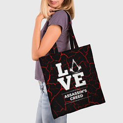 Сумка-шопер Assassins Creed Love Классика, цвет: 3D-принт — фото 2
