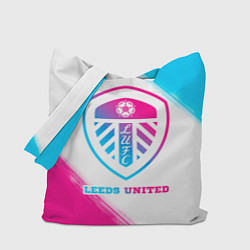 Сумка-шопер Leeds United Neon Gradient, цвет: 3D-принт