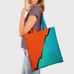 Сумка-шопер Геометрическая композиция Fashion trend, цвет: 3D-принт — фото 2
