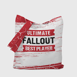 Сумка-шоппер Fallout: красные таблички Best Player и Ultimate