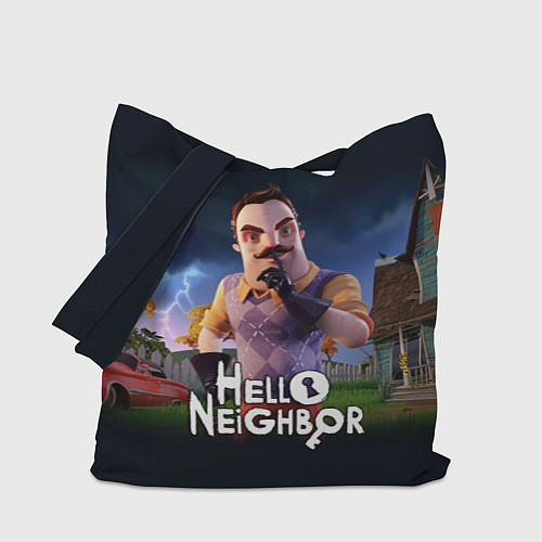 Сумка-шоппер Hello Neighbor игра Привет сосед / 3D-принт – фото 1