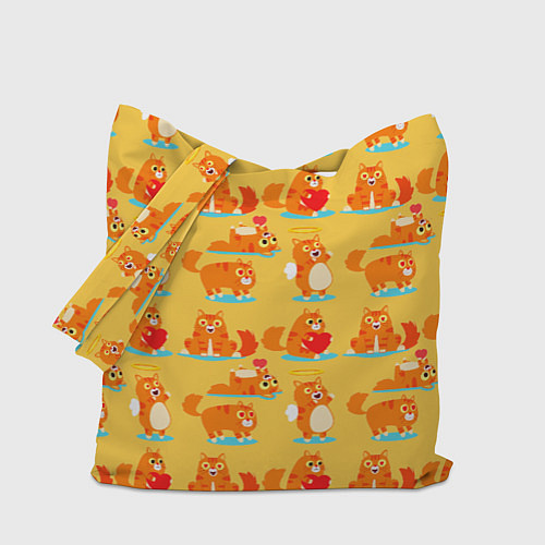 Сумка-шоппер NAUGHTY PLAYFUL KITTENS / 3D-принт – фото 1