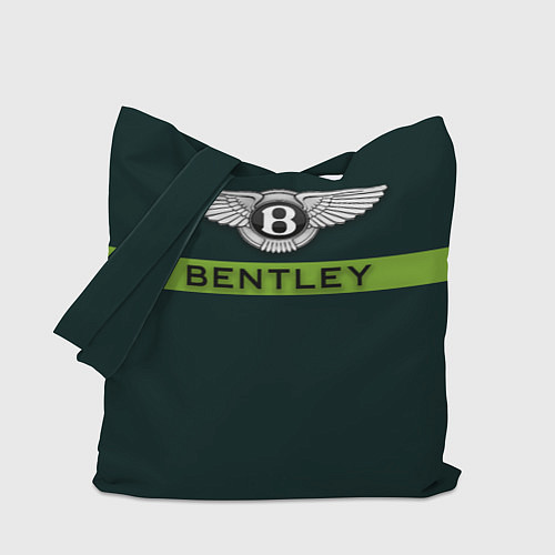 Сумка-шоппер Bentley green / 3D-принт – фото 1