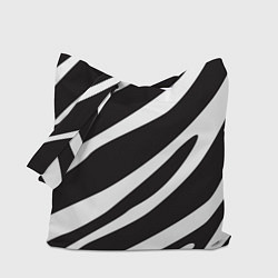 Сумка-шоппер Анималистичный рисунок зебра
