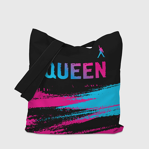 Сумка-шоппер Queen Neon Gradient / 3D-принт – фото 1