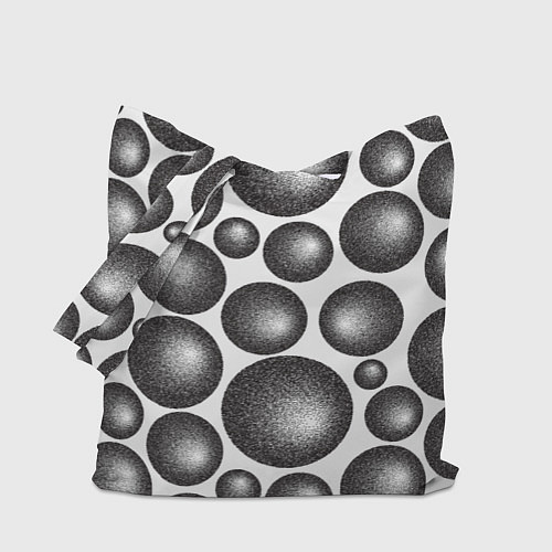 Сумка-шоппер Объёмные шары - текстура / 3D-принт – фото 1