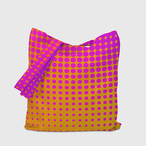 Сумка-шоппер Желто-розовый градиент / 3D-принт – фото 1