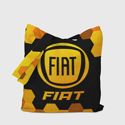 Сумка-шопер Fiat - Gold Gradient, цвет: 3D-принт