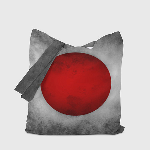Сумка-шоппер Japan flag on chrome / 3D-принт – фото 1