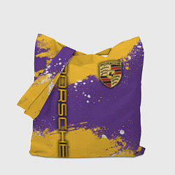 Сумка-шопер PORSCHE- LAKERS COLORS, цвет: 3D-принт