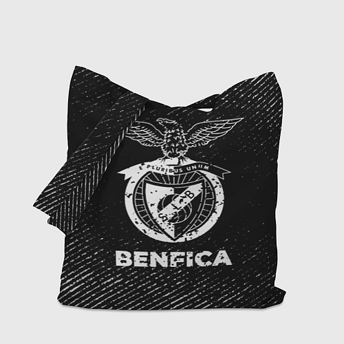 Сумка-шоппер Benfica с потертостями на темном фоне / 3D-принт – фото 1
