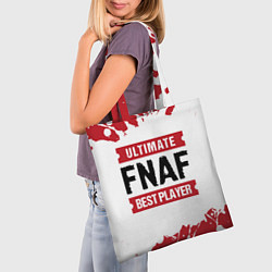 Сумка-шопер FNAF: Best Player Ultimate, цвет: 3D-принт — фото 2