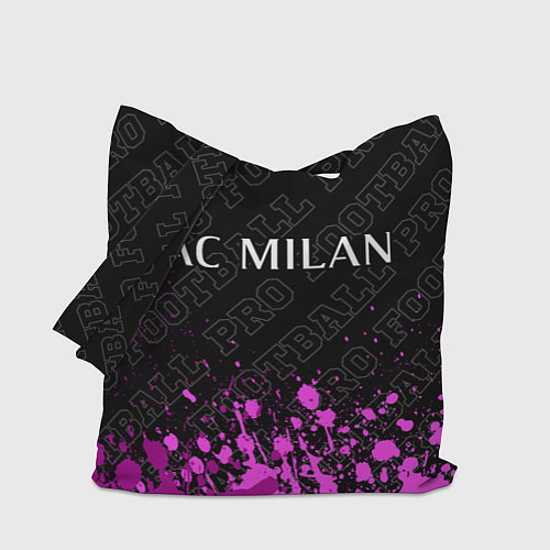 Сумка-шоппер AC Milan pro football: символ сверху / 3D-принт – фото 1