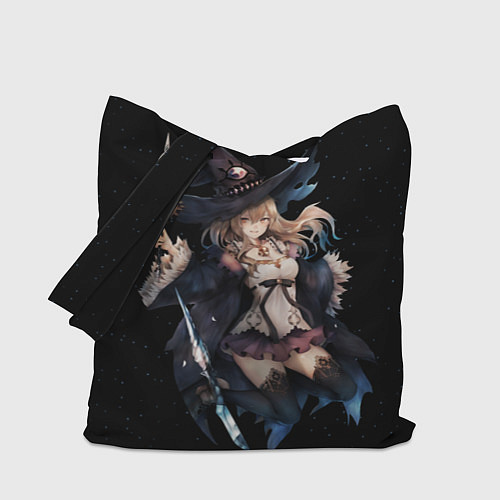 Сумка-шоппер Ведьма блондинка на Хэллоуин / 3D-принт – фото 1