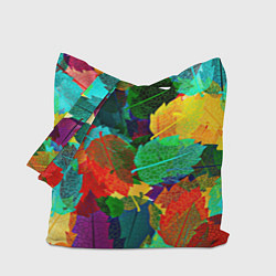 Сумка-шопер Colored leaves, цвет: 3D-принт