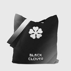 Сумка-шоппер Black Clover японский шрифт: символ, надпись