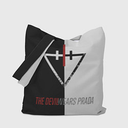 Сумка-шопер The Devil wears prada - Логотип, цвет: 3D-принт