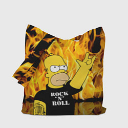 Сумка-шоппер Homer Simpson - Rock n Roll!