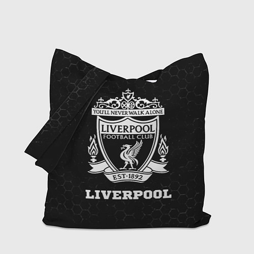Сумка-шоппер Liverpool sport на темном фоне / 3D-принт – фото 1