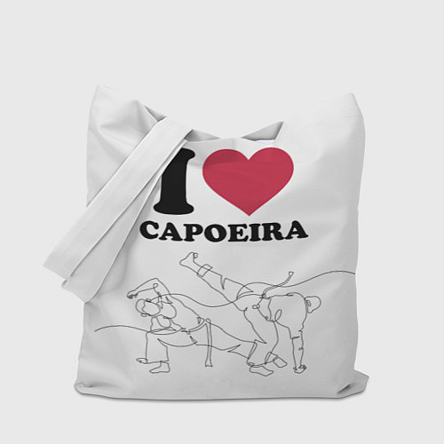 Сумка-шоппер I love Capoeira Battle line graph / 3D-принт – фото 1