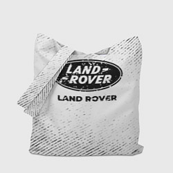 Сумка-шоппер Land Rover с потертостями на светлом фоне