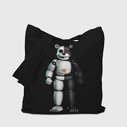 Сумка-шопер Monokuma and FNAF, цвет: 3D-принт