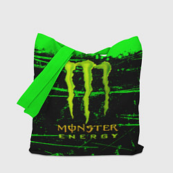 Сумка-шоппер Monster energy green neon