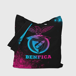 Сумка-шопер Benfica - neon gradient, цвет: 3D-принт