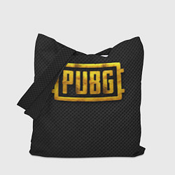 Сумка-шопер PUBG gold, цвет: 3D-принт