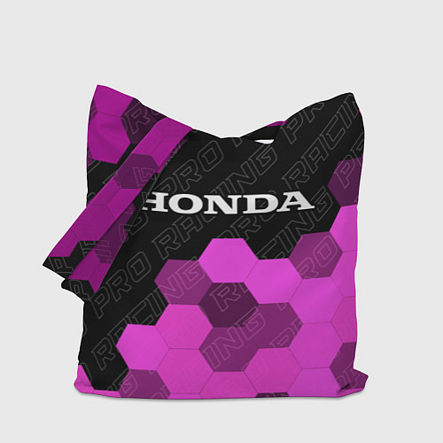 Сумка-шоппер Honda pro racing: символ сверху / 3D-принт – фото 1