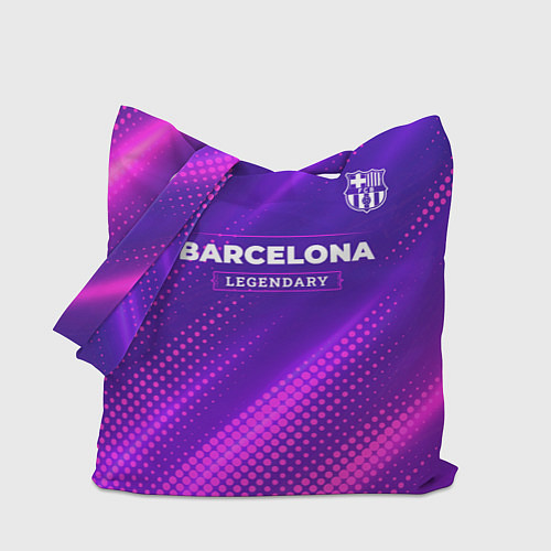 Сумка-шоппер Barcelona legendary sport grunge / 3D-принт – фото 1