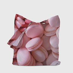 Сумка-шопер Красные и розовые кексы, цвет: 3D-принт