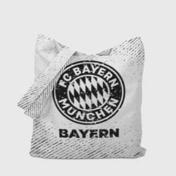 Сумка-шоппер Bayern с потертостями на светлом фоне