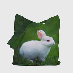 Сумка-шоппер Кролик на фоне травы