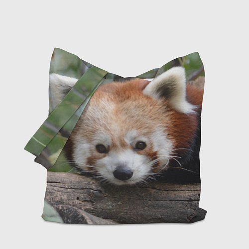 Сумка-шоппер Красная панда / 3D-принт – фото 1
