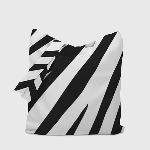 Сумка-шоппер Камуфляж зебры / 3D-принт – фото 1