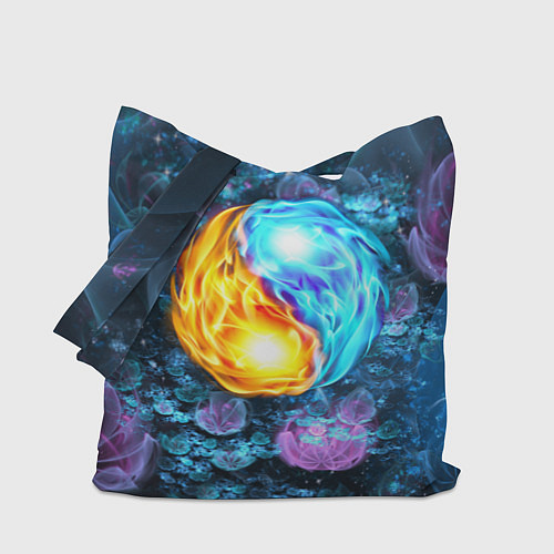 Сумка-шоппер Инь Ян / 3D-принт – фото 1