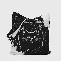 Сумка-шопер Группа Thousand Foot Krutch и рок кот, цвет: 3D-принт
